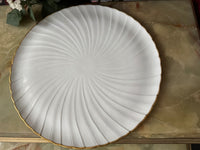 Plat à tarte Porcelaine de Limoges Bernardaud modèle Verlaine