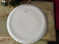 Plat à tarte Porcelaine de Limoges Bernardaud modèle Verlaine