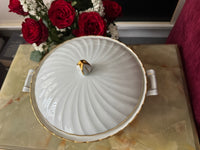 Soupière/Légumier Porcelaine de Limoges Bernardaud modèle Verlaine
