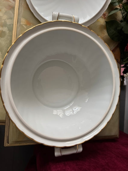 Soupière/Légumier Porcelaine de Limoges Bernardaud modèle Verlaine
