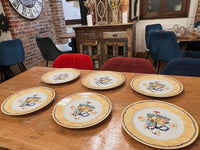 Lot de 6 assiettes plates 26,5 cm Bernardaud modèle Borghese