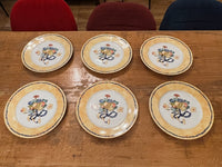 Lot de 6 assiettes plates 26,5 cm Bernardaud modèle Borghese