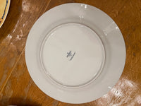 Lot de 6 assiettes plates 26,5 cm Bernardaud modèle Borghese