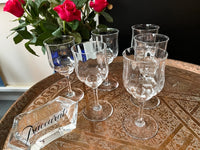Lot de 6 verres à eau Cristal Baccarat Capri signés très bon état