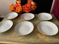 Lot de 6 coupelles Porcelaine de Limoges Bernardaud modèle Verlaine