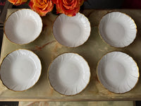 Lot de 6 coupelles Porcelaine de Limoges Bernardaud modèle Verlaine