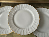 Lot de 6 assiettes plates 21,5 cm Porcelaine de Limoges Bernardaud modèle Verlaine
