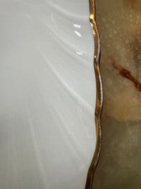 Lot de 2 raviers Porcelaine de Limoges Bernardaud modèle Verlaine