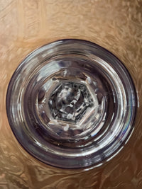 Un verre roemer Cristal Baccarat modèle Genova bleu très bon état