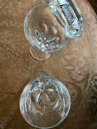 Lot de 2 verres à vin 15 cm Cristal Baccarat modèle Genova très bon état