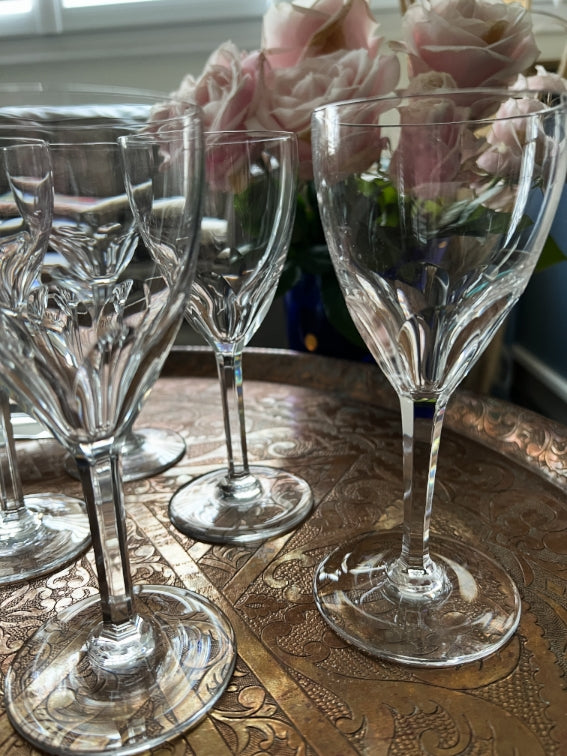 Lot de 6 verres à vin 16,5 cm Cristal Baccarat modèle Genova très bon état