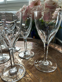 Lot de 6 verres à vin 16,5 cm Cristal Baccarat modèle Genova très bon état