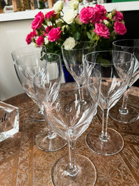 Lot de 6 verres à eau 17,5 cm Cristal Baccarat modèle Genova très bon état