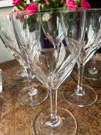 Lot de 6 verres à eau 17,5 cm Cristal Baccarat modèle Genova très bon état