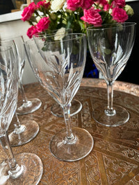 Lot de 6 verres à eau 17,5 cm Cristal Baccarat modèle Genova très bon état