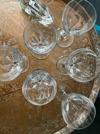 Lot de 6 verres à eau 17,5 cm Cristal Baccarat modèle Genova très bon état