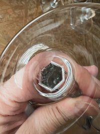 Lot de 6 verres à eau 17,5 cm Cristal Baccarat modèle Genova très bon état