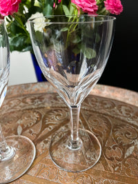 Lot de 2 verres à eau 17,5 cm Cristal Baccarat modèle Genova très bon état