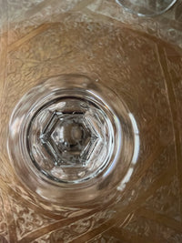 Lot de 2 verres à eau 17,5 cm Cristal Baccarat modèle Genova très bon état