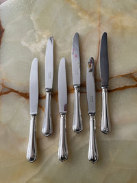 Set de 24 pièces Christofle modèle Spatours métal argenté très bon état avec écrin