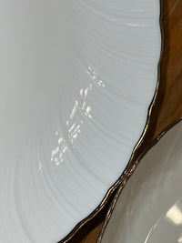 Lot 6 assiettes creuses Porcelaine Bernardaud modèle Verdi