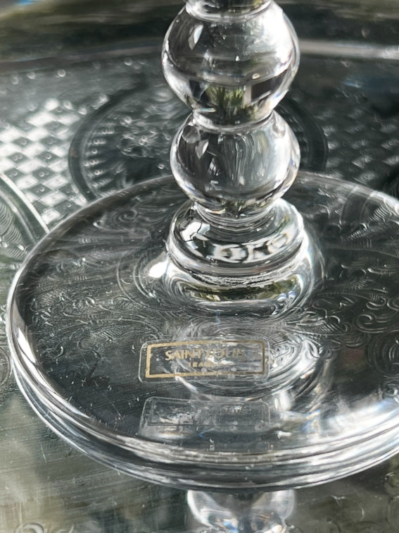 Roemer Saint Louis Bubbles bleu clair signé état neuf