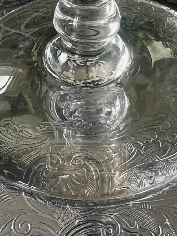 Roemer Saint Louis Bubbles dark blue signed new condition