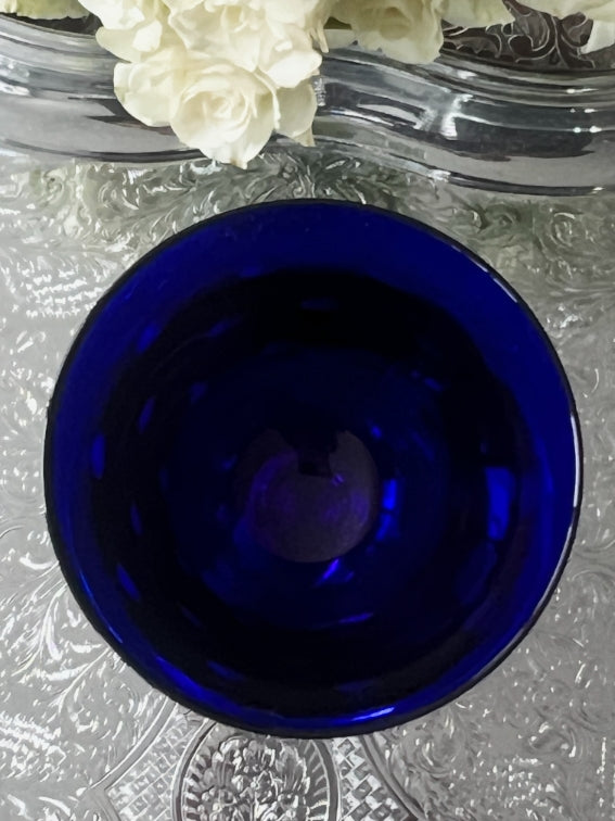 Roemer Saint Louis Bubbles dark blue signed new condition