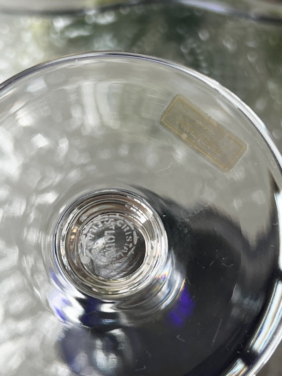 Roemer Saint Louis Bubbles dark blue signed new condition