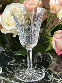 Lot de 2 verres à vin blanc Cristal Saint Louis modèle Tarn très bon état hauteur 14 cm