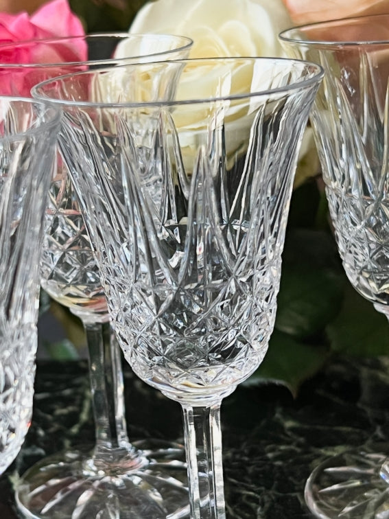 Lot de 6 verres à porto/vin blanc Cristal Saint Louis modèle Tarn hauteur 13 cm