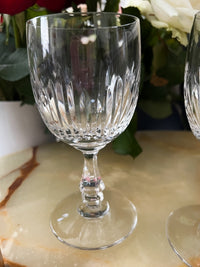 Lot de 2 verres à eau Cristal Saint Louis modèle Liane estampillés très bon état