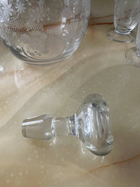 Service à porto/liqueur Baccarat Elisabeth Millefiori