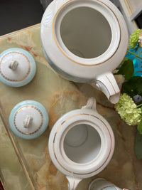 Cafetière / sucrier / pot à lait Porcelaine de Limoges Georges Boyer