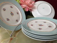 Lot de 6 assiettes 24 cm Porcelaine de Limoges Georges Boyer