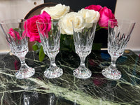 Lot de 4 verres à vin Cristal Baccarat modèle d'Assas très bon état h 16,5 cm