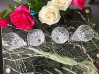 Lot de 4 verres à vin Cristal Baccarat modèle d'Assas très bon état h 16,5 cm