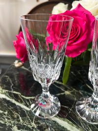 Lot de 4 verres à vin Cristal Baccarat modèle d'Assas très bon état h 16,5 cm