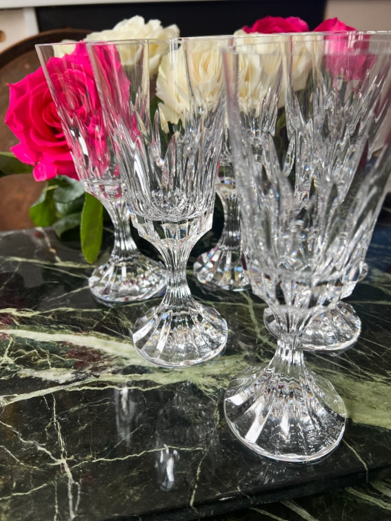 Lot de 6 verres à eau Cristal Baccarat modèle d'Assas très bon état