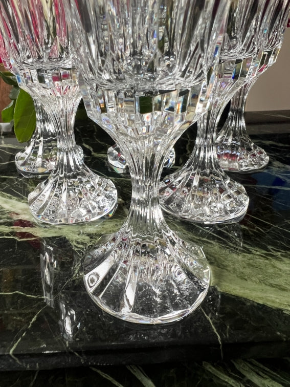 Lot de 6 verres à eau Cristal Baccarat modèle d'Assas très bon état