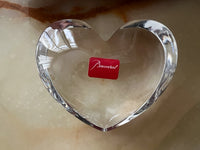 Coeur Décoration Presse Papier Baccarat avec sa boîte excellent état