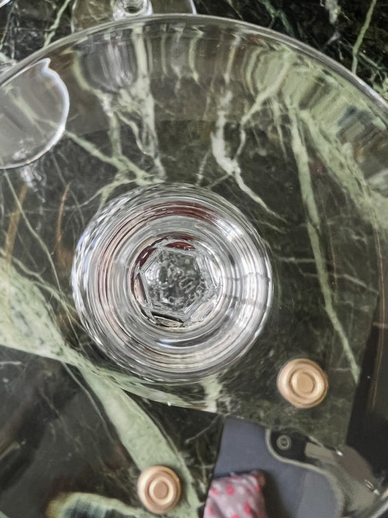 Lot de 6 verres à eau Cristal Saint Louis modèle Chantilly très bon état