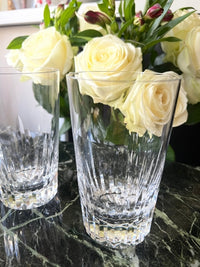 Lot de 3 verres à orangeade/whisky Cristal Baccarat modèle Casino très bon état