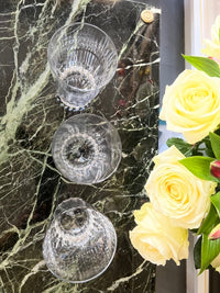 Lot de 3 verres à orangeade/whisky Cristal Baccarat modèle Casino très bon état