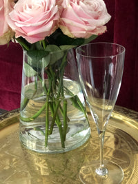 Lot de 5 verres à eau Cristal Baccarat modèle Dom Perignon très bon état