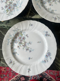 Lot de 6 assiettes plates 24,5cm Porcelaine de Limoges Bernardaud mod. Gabrielle