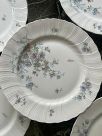 Lot de 6 assiettes plates 24,5cm Porcelaine de Limoges Bernardaud mod. Gabrielle