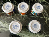 Lot de 5 coquetiers Acapulco Villeroy et Boch très bon état