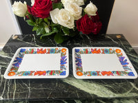 Lot de 2 petits plats rectangulaires Acapulco Villeroy et Boch très bon état