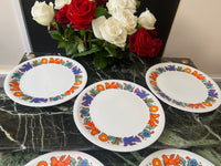 Lot de 6 assiettes Acapulco Villeroy et Boch 20 cm très bon état